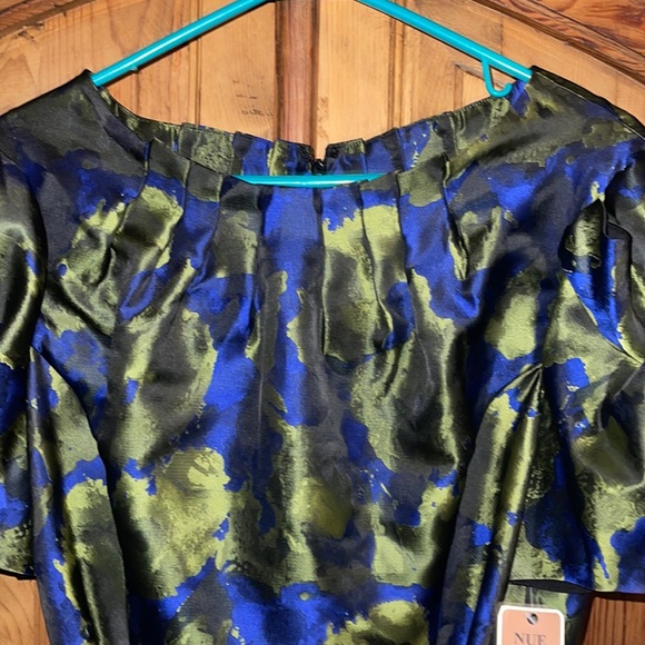 NUE by Shani nwt size 16 army green and royal blue - Picture 9 of 9